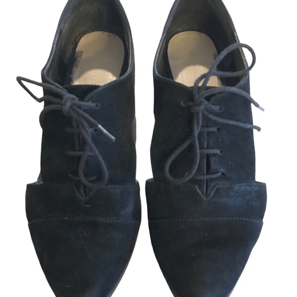 NINE WEST - Niblo Suede Lace up Oxford style Flat women’s shoes -Size 8m - Picture 6 of 6